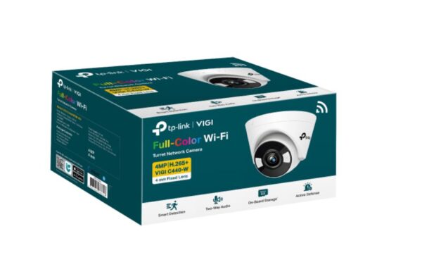 VIGI 4MP Full-Colour Wi-Fi Turret Network Camera