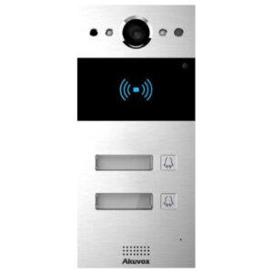 SIP INTERCOM WITH TWO 2 BUTTONS VIDEO & CARD READER