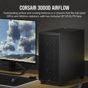 The CORSAIR 3000D is a distinctive