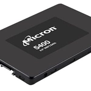 Micron 5400 MAX 3.84TB 2.5" SATA Enterprise SSD 540R/520W MB/s 95K/70K IOPS 24528TBW 5DWPD 3M hrs MTTF AES 256-bit encryption Server Data Centre 5yrs