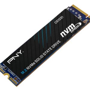 PNY CS1031 500GB NVMe SSD Gen3x4 M.2 2200MB/s 1200MB/s R/W 110TBW 2M hrs MTBF 5yrs wty