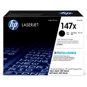 HP 147X HIGH YIELD BLACK ORIGINAL LASERJET TONER CARTRIDGE 25200 PAGE YIELD