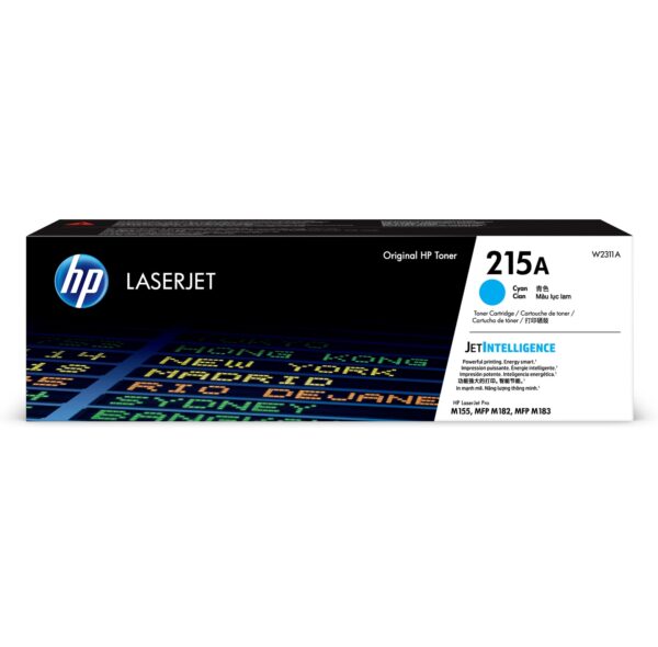 HP 215A CYAN ORIGINAL LASERJET TONER CARTRIDGE 850 PAGE YIELD