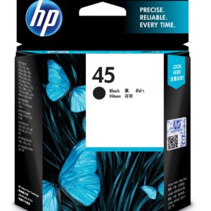 HP 45 BLACK INK 830 PAGE YIELD FOR DJ 8XX 9XX 1000 1120