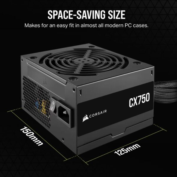 CX Series™ CX750 – 750 Watt 80 PLUS Bronze ATX Power Supply (AU)