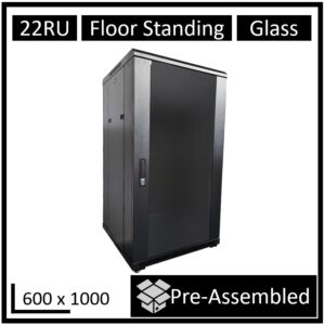 LDR Assembled 22U Server Rack Cabinet RCLDR-FS1000-22U-A