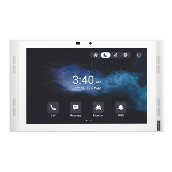 10.1 SIP INDOOR UNIT WITH WI-FI AND CAMERA IN WHITE ANDROID 12 VERSION