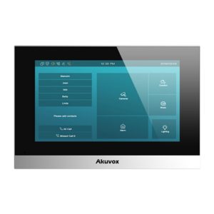 2-WIRE SIP INDOOR UNIT WITH WI-FI IN SILVER LINUX VERSION