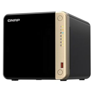 QNAP TS-464-8G 4 Bay NAS Intel Celeron N5095 Quad core 8GB DDR4 2xM.2 2280 PCle 2x2.5GbE 1xSlot PCle Gen3x2 2xUSB3.2 1XHDMI2.0 3YR WTY