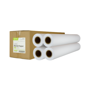 Bond Paper - 80 gsm - 841mm x 50m  4 Rolls