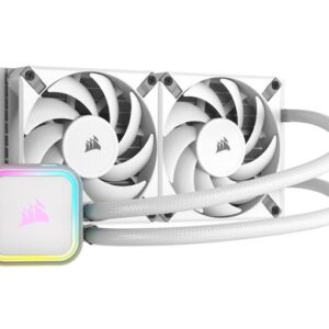 iCUE H100i RGB ELITE Liquid CPU Cooler - White