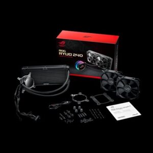 ASUS ROG Ryuo 240 all-in-one liquid CPU cooler with color OLED