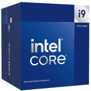 Intel i9 14900F CPU 4.3GHz (5.8GHz Turbo) 14th Gen LGA1700 24-Cores 32-Threads 68MB 65W Graphics Card Required Retail Raptor Lake with Fan