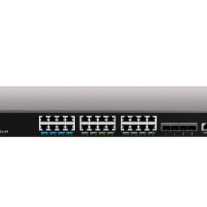 ENTERPRISE LAYER 3 MANAGED POE NETWORK SWITCH 24 X GIGE 4 X SFP