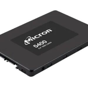 Micron 5400 PRO 3.84TB 2.5" SATA EnterpriseSSD 540R/520W MB/s 95K/33K IOPS 17520TBW 1.5DWPD 3M hrs MTTF AES 256-bit encryption Server Data Centre 5yrs