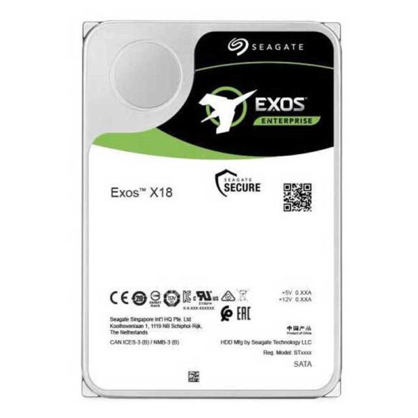 Seagate Exos X18 ENTERPRISE 512E INTERNAL 3.5" SATA DRIVE