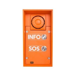 IP SAFETY INTERCOM SYSTEM 2 BUTTONS 10W SPEAKER INFO AND SOS LABELS