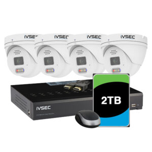 IVSEC KIT 4 X NC340ADX 12MP IP CAM WITH ADV DET  NR3082X-2TB 8 x PoE NVR 4K IVS