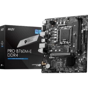 MSI PRO B760M-E DDR4 mATX Motherboard