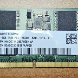 OEM 16GB (1x16GB) DDR5 SODIMM 5600MHz CL46 1.1V Notebook Laptop Memory RAM 1yr wty