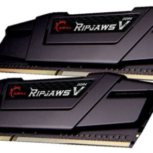 G.SKILL F4-3200C16D-32GVK 32GB (2 x 16GB)/ PC4-25600 / DDR4 3200 Mhz/ Timings 16-18-18-38/ Voltage 1.35V/ RipjawsV