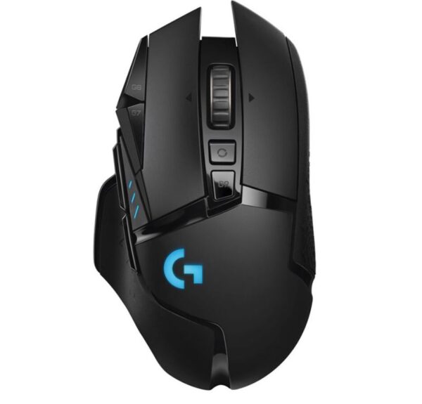 Logitech G502 Lightspeed USB Wireless Gaming Mouse 1ms 16000 DPI Mechanical Button Shifting POWERPLAY RGB Lighting 114g 16g weight Onboard memory 2yr