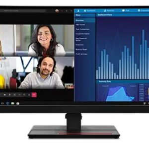 LENOVO ThinkVision P34W-20 34" 60Hz QHD IPS Monitor 3440 x 1440 21:09 4ms Height Adjustable Tilt Swivel HDMI DP Ethernet USB Speakers VESA 3yr wty