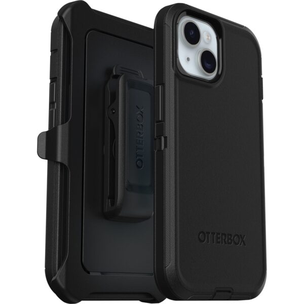 OtterBox Defender Apple iPhone 15 / iPhone 14 / iPhone 13 (6.1") Case Black - (77-92556)