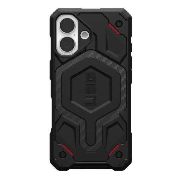 UAG Monarch Pro Apple iPhone 16 (6.1") Rugged Case - Kevlar Black (114458113940)