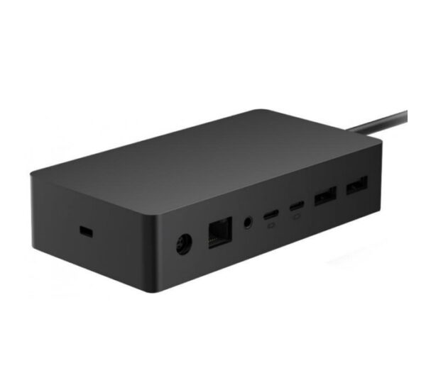 Microsoft Surface Dock 2 Surface connect Docking Station for Notebook 199 W 2 Displays Supported 6 x USB Ports USB Type-C RJ-45 Wired GbE