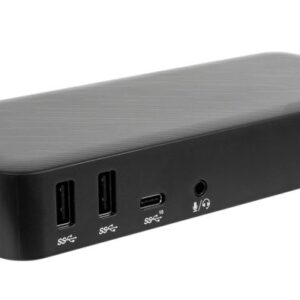 Targus USB-C Multi-Function DisplayPort Alt Mode Triple Video Docking Station 2xDP 1xHDMI 1xGeE Ethernet 2xUSB-A 1xUSB-C with 85W Power