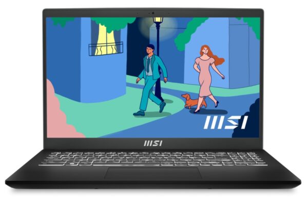 MSI Modern Series Notebook 15.6" FHD Intel Alder Lake i5-1235U DDR4 16GB 512GB SSD Windows11 Home Intel Iris Xe Graphics