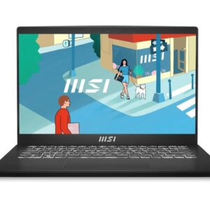 (Commercial) MSI Modern Series Notebook 15.6" FHD Intel Raptor Lake i7-1355U Onboard DDR4 16GB 512GB SSD Windows11 Pro Intel Iris Xe Graphics