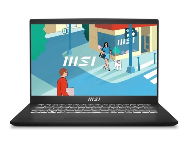 (Commercial) MSI Modern Series Notebook 15.6" FHD Intel Raptor Lake i7-1355U Onboard DDR4 16GB 512GB SSD Windows11 Pro Intel Iris Xe Graphics