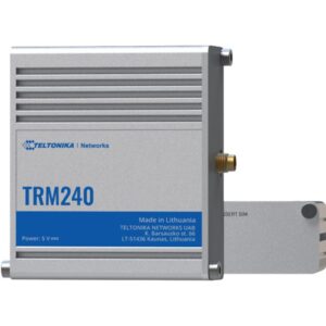 TRM240 is an industrial grade USB LTE Cat 1 Modem with a rugged housing and external antenna connector for better signal coverage. - PSU excluded