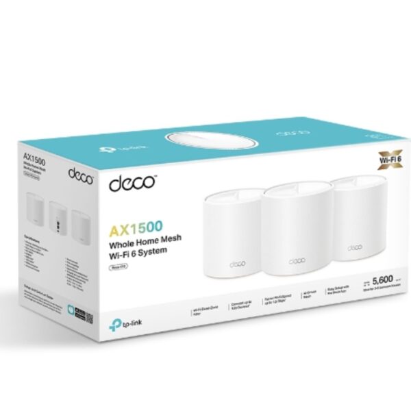 TP-Link Deco X1500(3-pack)  (2-pack) AX1500 Whole Home Mesh Wi-Fi 6 System