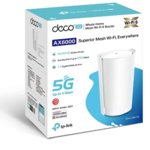 TP-Link Deco X80-5G(1-pack) 5G Whole Home Wi-Fi 6 Gateway