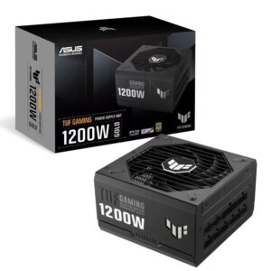 The TUF Gaming 1200W Gold is an efficient