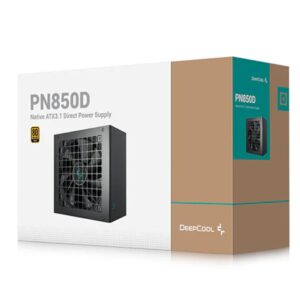 The DeepCool PN850D is a new non-modular power supply that meets the latest Intel ATX 3.1 and PCIe 5.1 standards. With a dedicated 12V-2x6