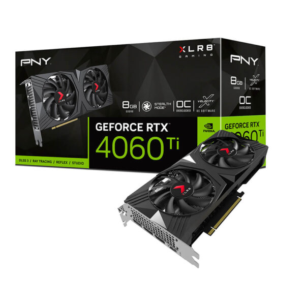 PNY GeForce RTX™ 4060 Ti 8GB VERTO™ Dual Fan DLSS 3