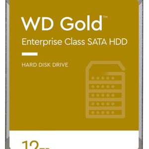 Western Digital Gold 12TB 3.5" Enterprise Class SATA 6 Gb/s HDD 7200 RPM Cache Size  256MB 5-Year Limited Warranty