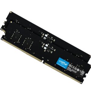 Crucial 64GB (2x32GB) DDR5 UDIMM 5600MHz CL46 Desktop PC Memory