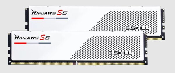 G.SKILL F5-6000J3648D16GX2-RS5W 32GB (2 x 16GB)/ DDR5 6000 MT/s/ Timings 36-48-48-96/ Voltage 1.25V/ Ripjaws S5