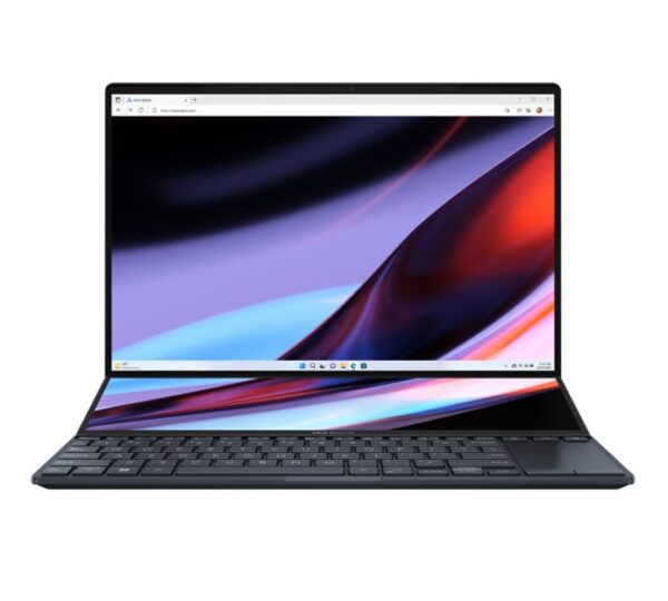 ASUS ZenBook Pro 14 Duo 14.5" 2.8K OLED TOUCH Intel I9-13900H 32GB DDR5 1TB SSD WIN 11 PRO nVidia RTX 4050 6GB Touchpad Pen Backl