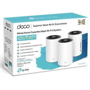 AX3000 + G1500 Whole Home Powerline Mesh WiFi 6 System