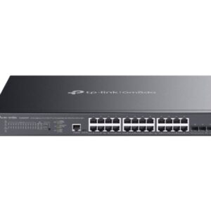 TP-Link SG3428XMPP Omada 24-Port Gigabit and 4-Port 10GE SFP+ L2+ Managed Switch with 16-Port PoE+  8-Port PoE++