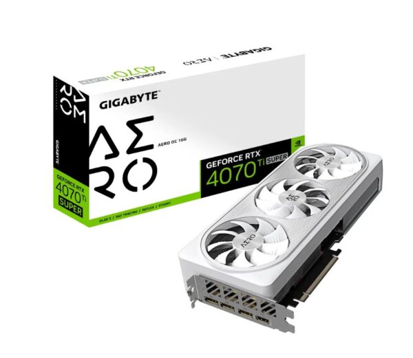 Gigabyte nVidia GeForce RTX 4070 Ti Super AERO OC 16GD GDDR6X Video Card