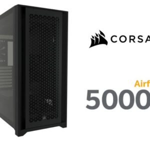 The CORSAIR 5000D AIRFLOW is a mid-tower ATX case that shows off your PC