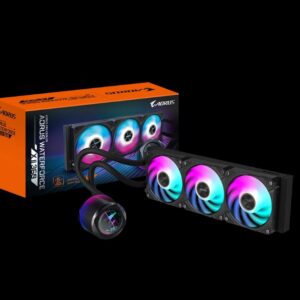 Gigabyte AORUS WATERFORCE X II 360 LCD display AIO liquid cooler