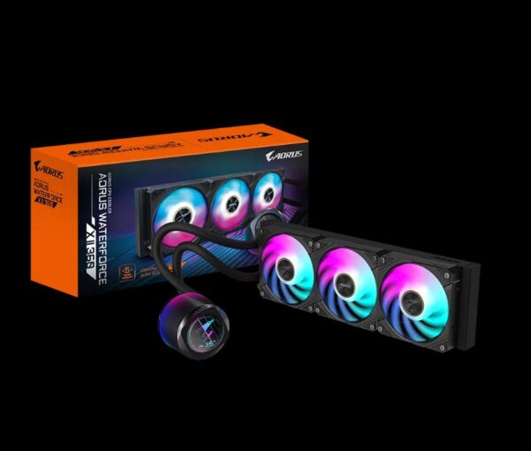 Gigabyte AORUS WATERFORCE X II 360 LCD display AIO liquid cooler